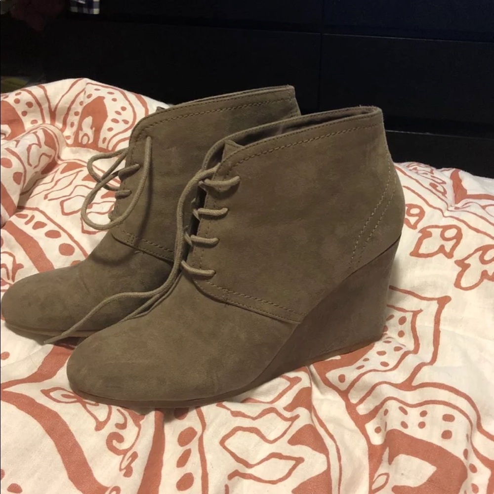 Grey booties
